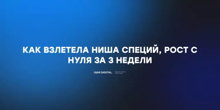 Рост от 0 ₽ до 365 000 ₽ за 20 дней в нише специй с маржинальностью 25%